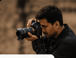 Event photographer at work